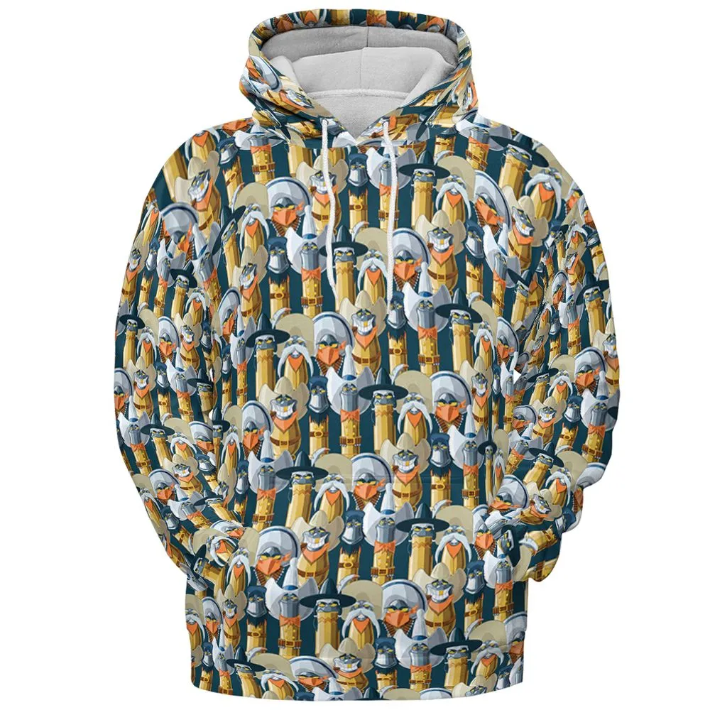 All-over Print Hoodie - T45WP1Y5 - Pullover Hoodie - 2