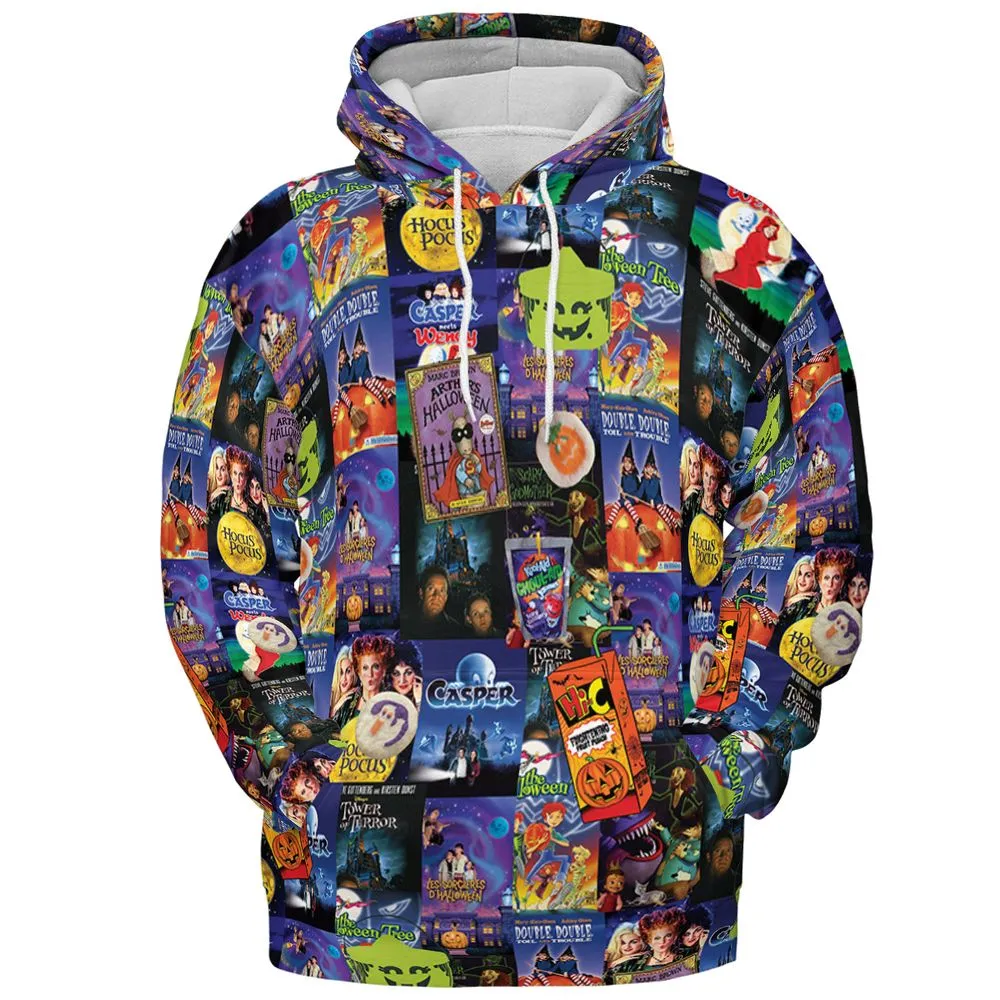 All-over Print Hoodie - QSQVTWWD - Pullover Hoodie - 2