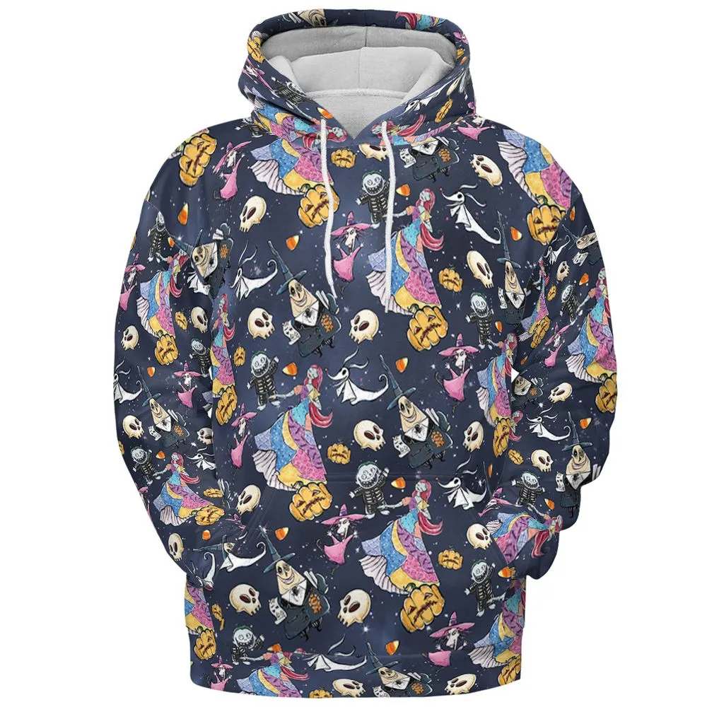 All-over Print Hoodie - KTUJ8ME9 - Pullover Hoodie - 2