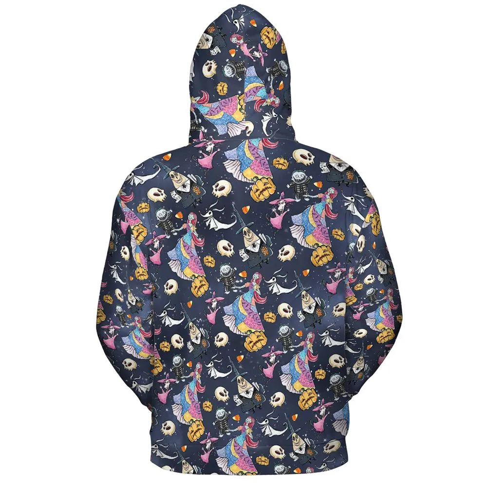All-over Print Hoodie - KTUJ8ME9 -  - 4