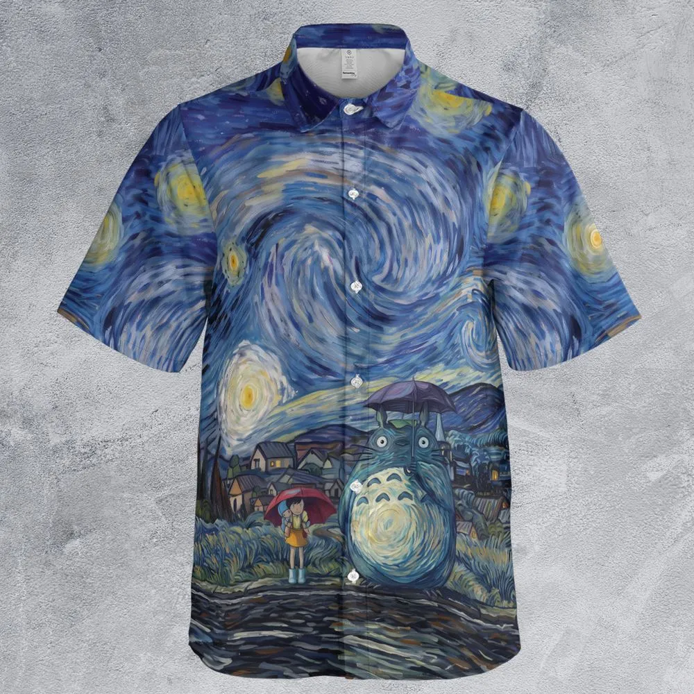 Starry Night with Totoro -  - 2