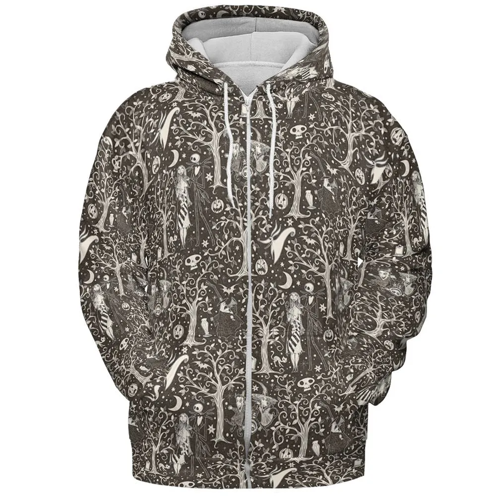 All-over Print Hoodie - 3BMAGU2W - Zip Hoodie - 3
