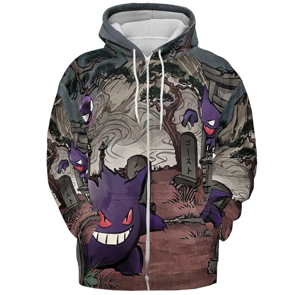 All-over Print Hoodie - JCP3YJTL - Zip Hoodie - 3