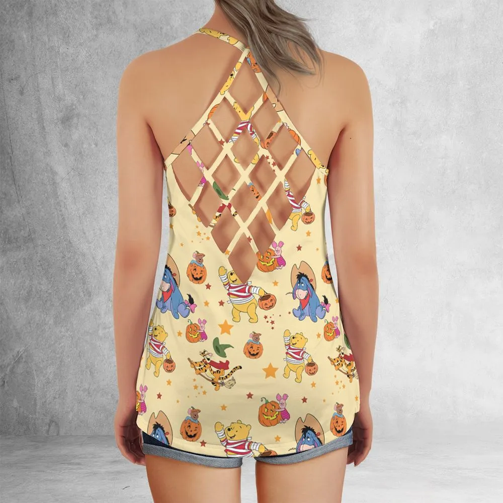 Criss Cross Tank Top - BFLWM66W -  - 3