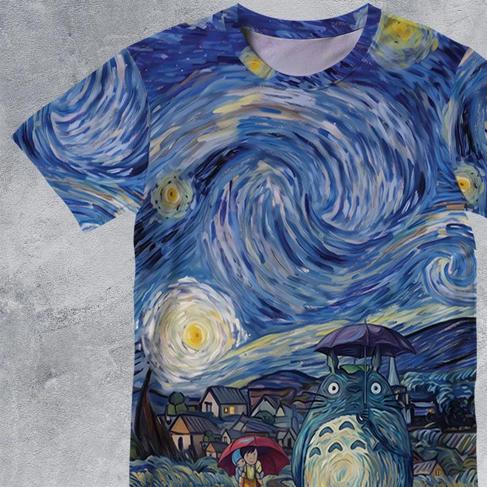Starry Night with Totoro -  - 2