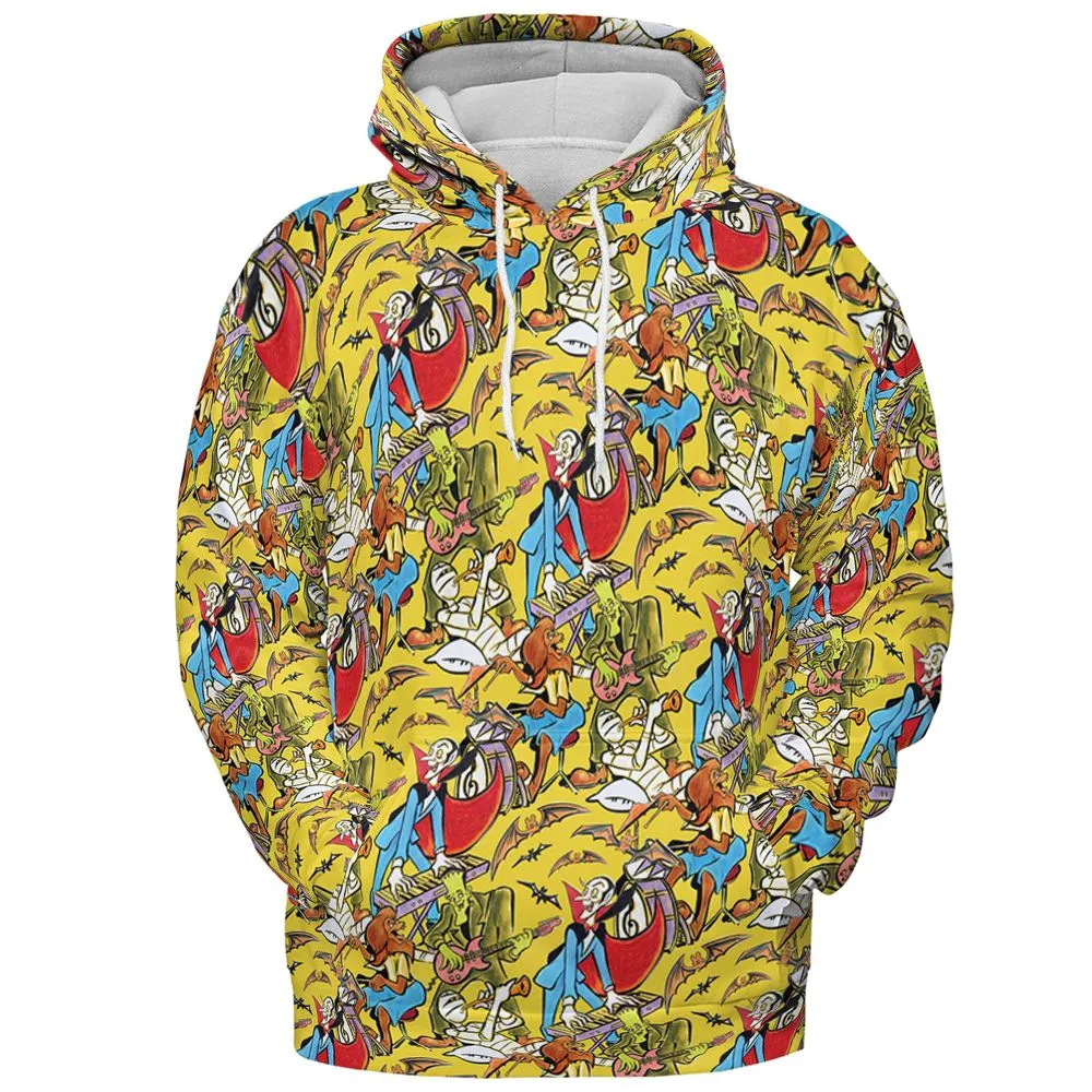 All-over Print Hoodie - RLT4R9BA - Pullover Hoodie - 2