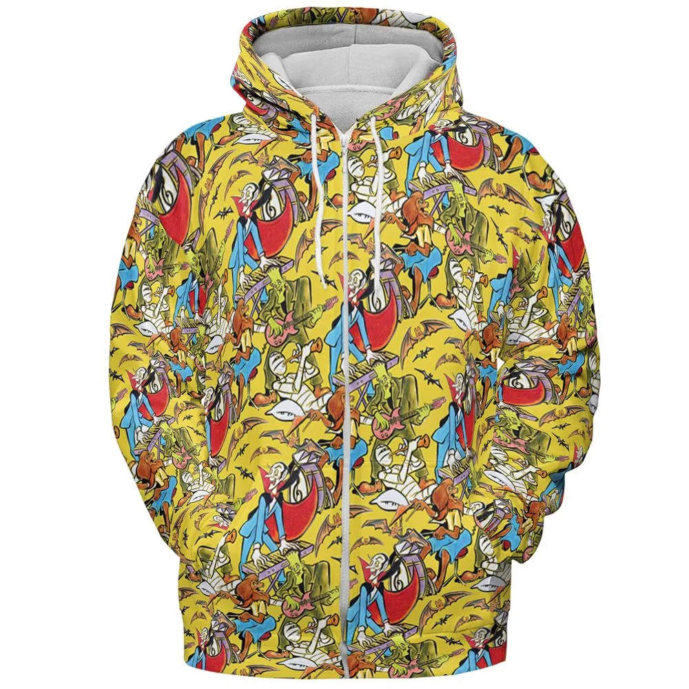 All-over Print Hoodie - RLT4R9BA - Zip Hoodie - 3