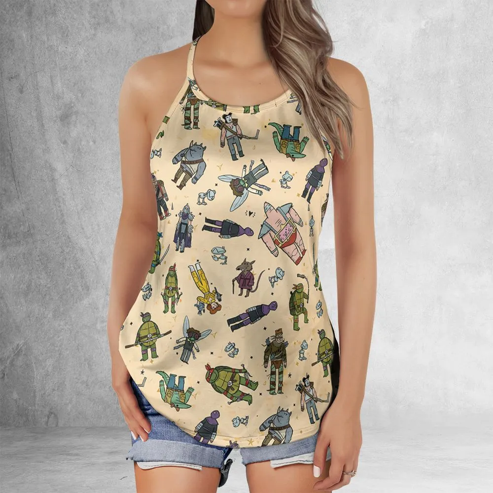 Criss Cross Tank Top - 86LYL18R -  - 2