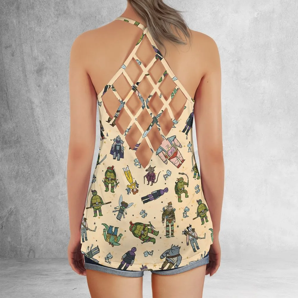 Criss Cross Tank Top - 86LYL18R -  - 3