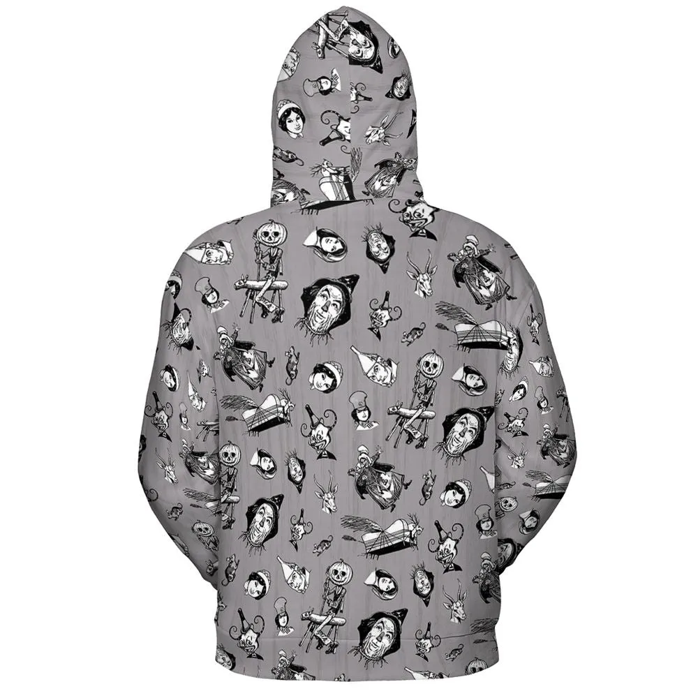 All-over Print Hoodie - YMRSW23M -  - 4