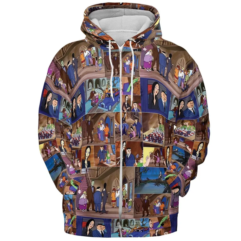 All-over Print Hoodie - 4RM2EDU6 - Zip Hoodie - 3