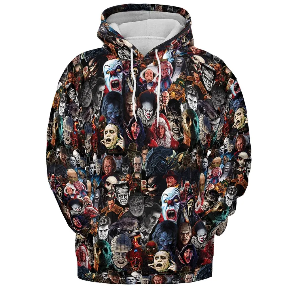 Collage Of Horror - Pullover Hoodie - 2