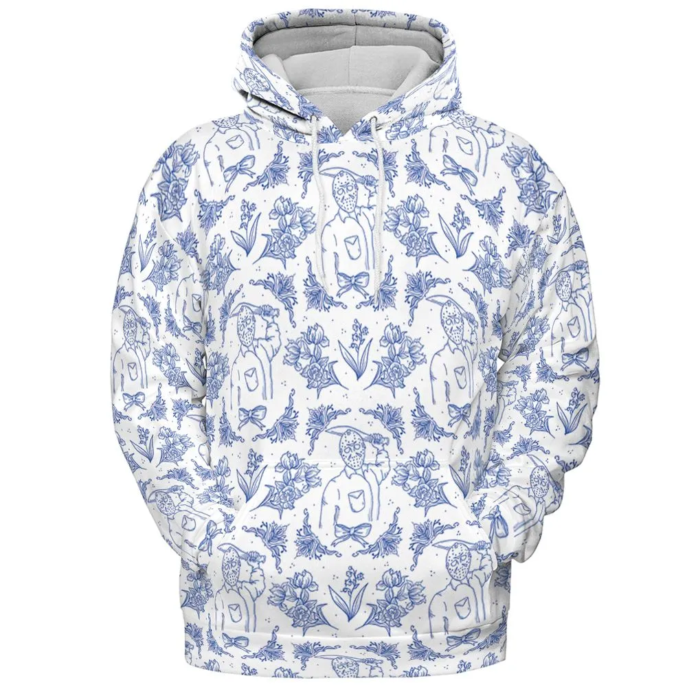 All-over Print Hoodie - URMCSDGQ - Pullover Hoodie - 2