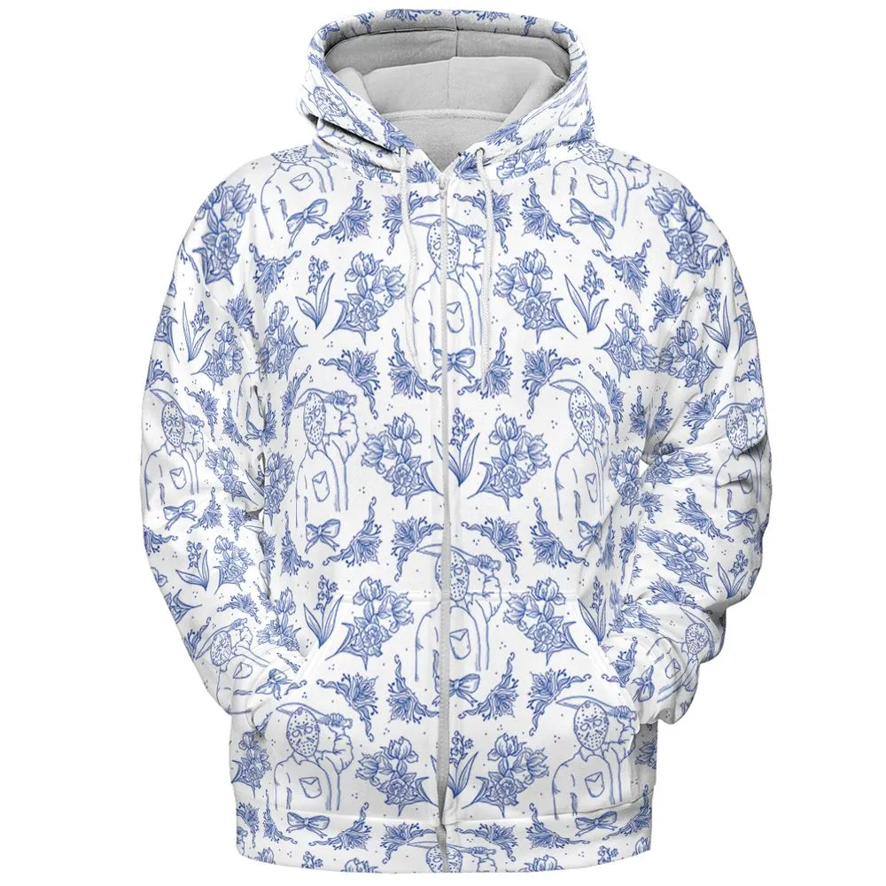 All-over Print Hoodie - URMCSDGQ - Zip Hoodie - 3