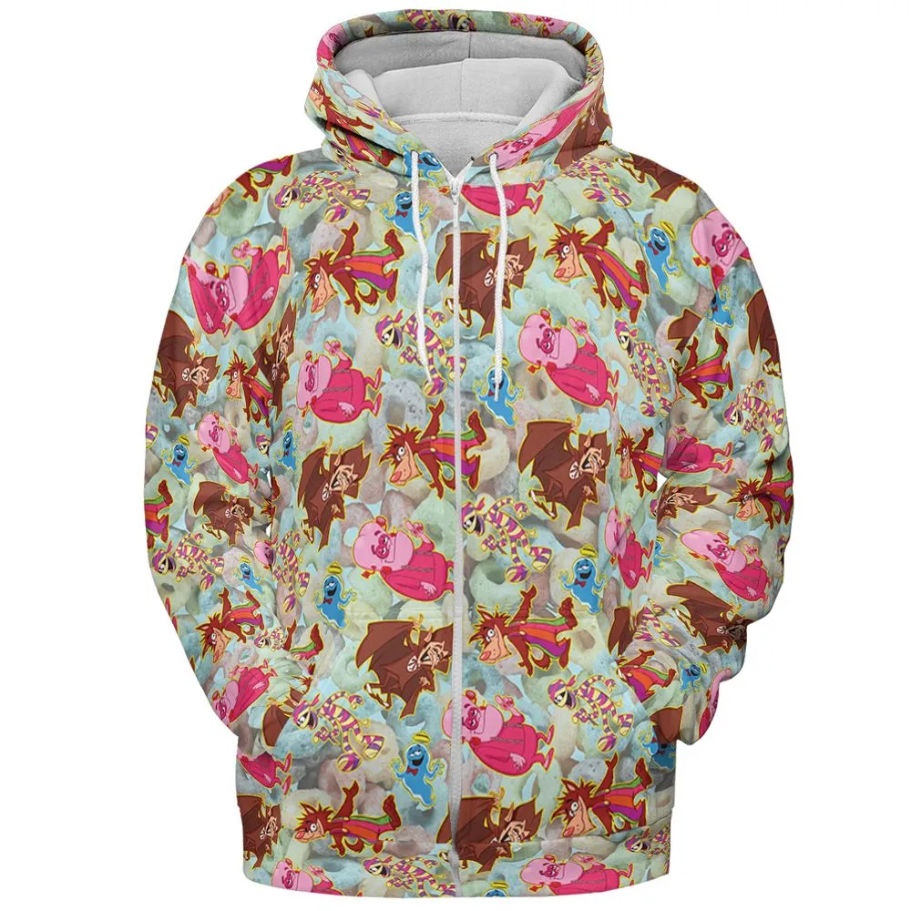 All-over Print Hoodie - 43EHBWH8 - Zip Hoodie - 3