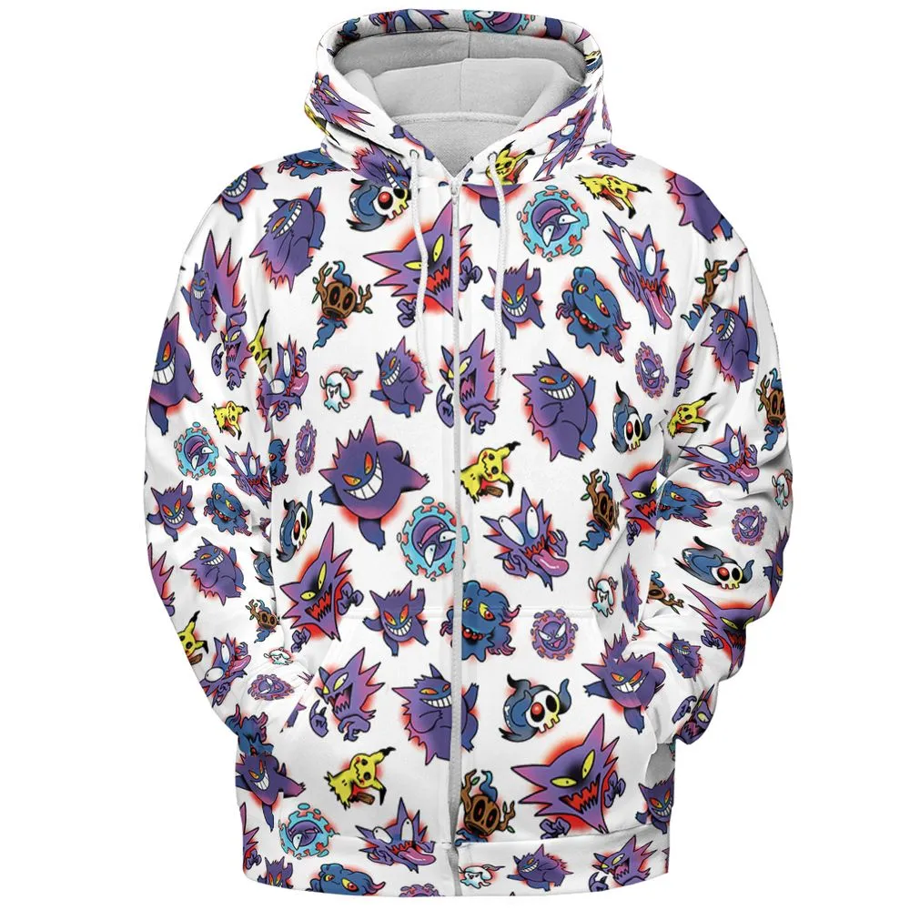 All-over Print Hoodie - RDGUZN9L - Zip Hoodie - 3