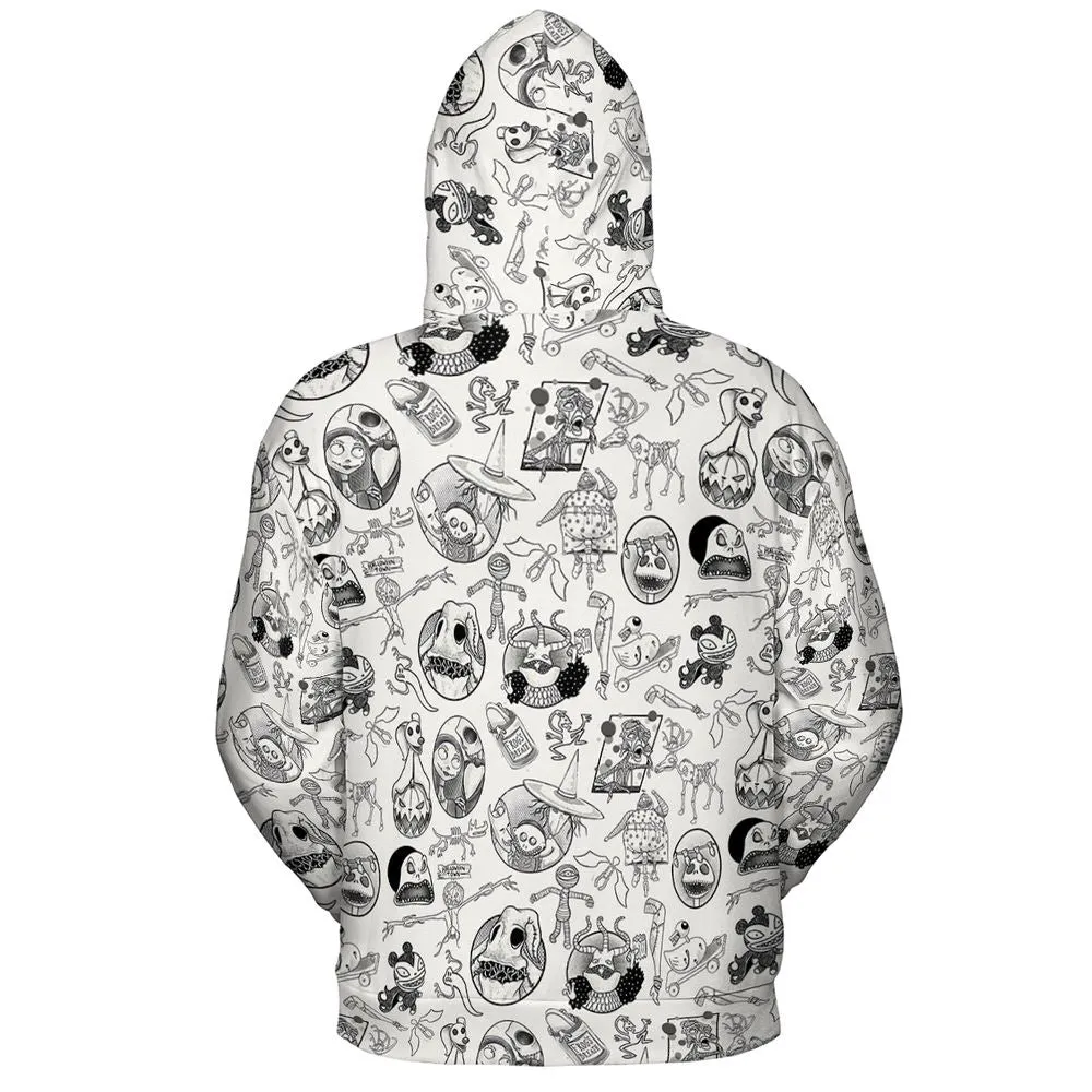 All-over Print Hoodie - Y8CX66SF -  - 4