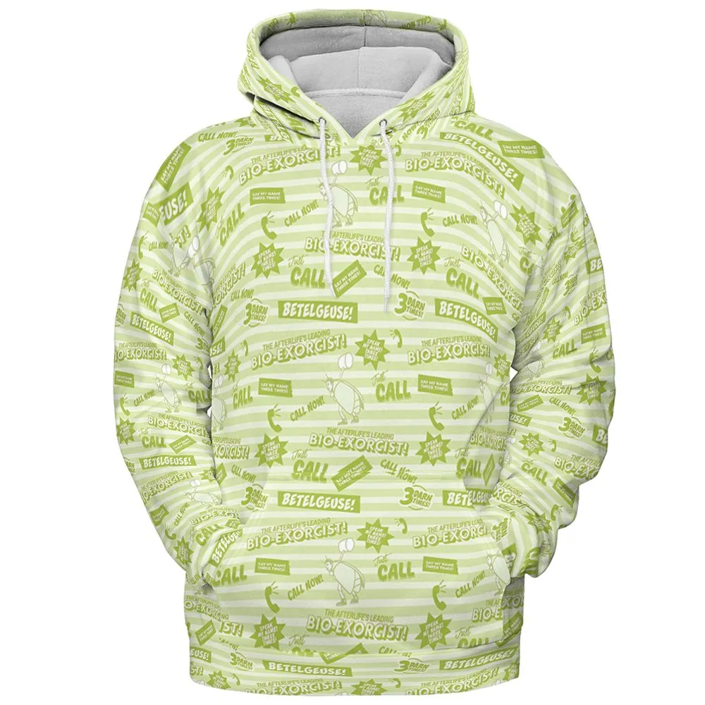 All-over Print Hoodie - E8LD8V7Y - Pullover Hoodie - 2