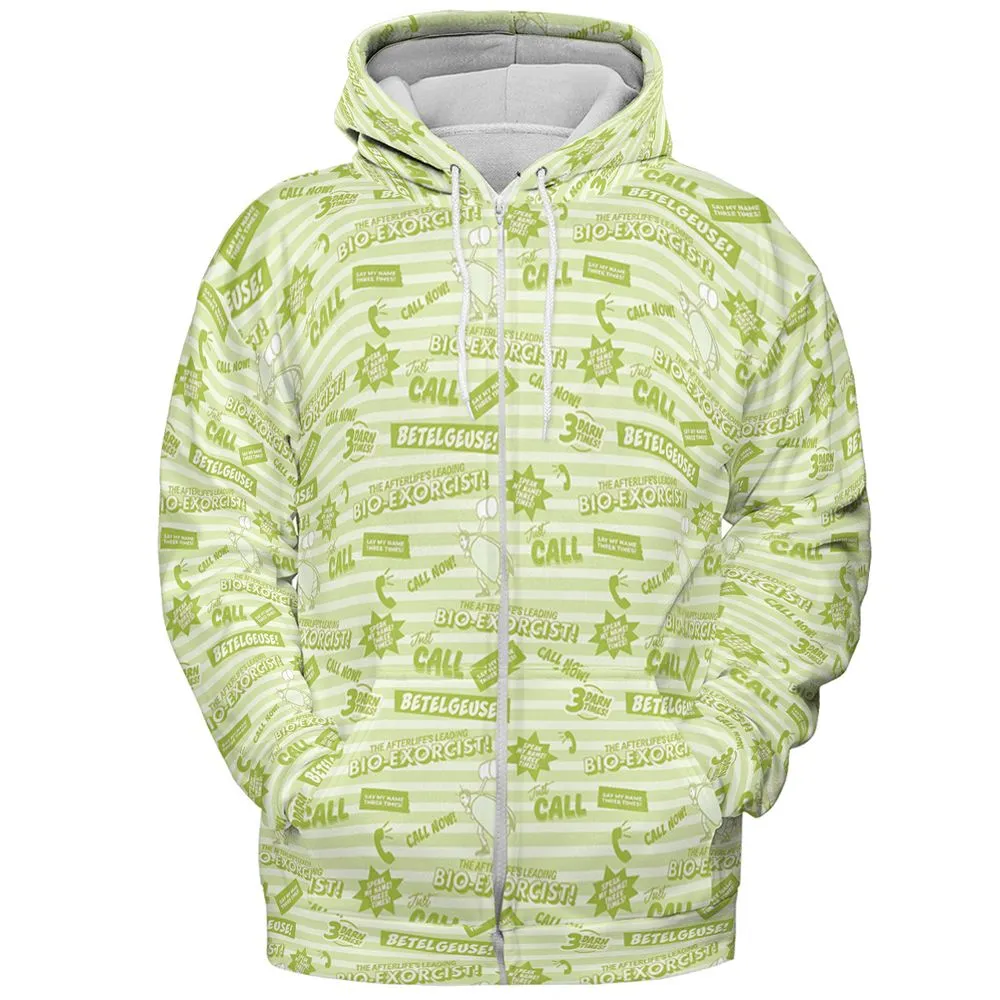 All-over Print Hoodie - E8LD8V7Y - Zip Hoodie - 3