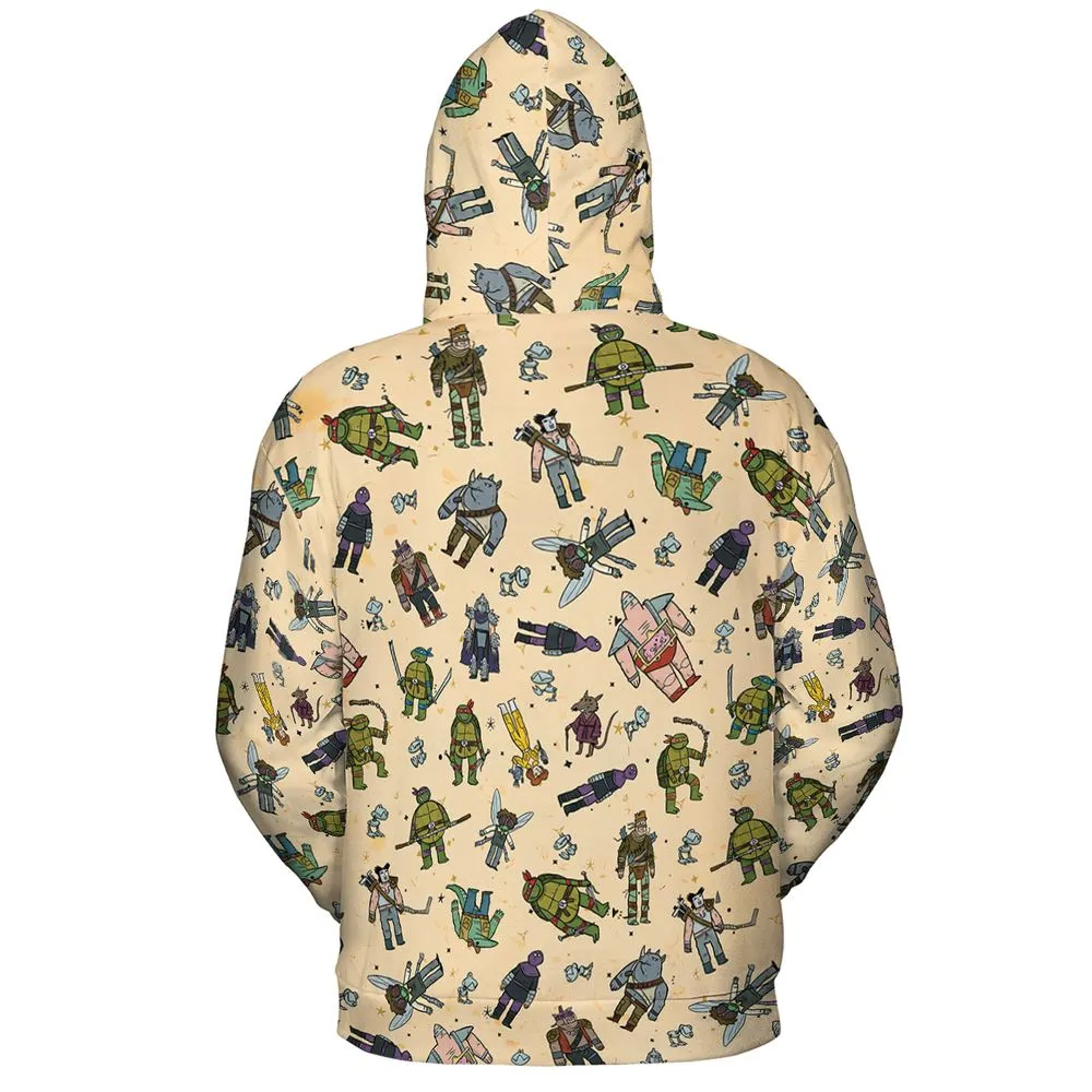 All-over Print Hoodie - HB8WKFUF -  - 4