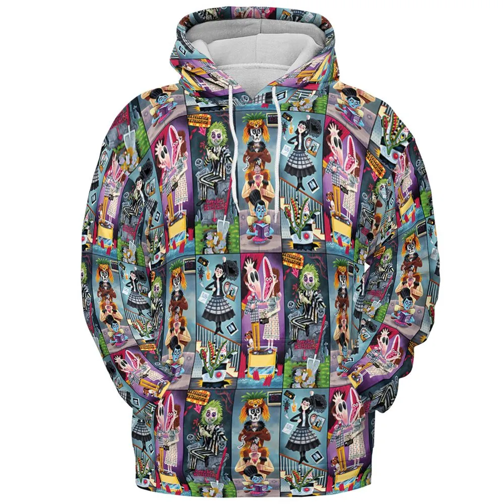 All-over Print Hoodie - 824GLT97 - Pullover Hoodie - 2