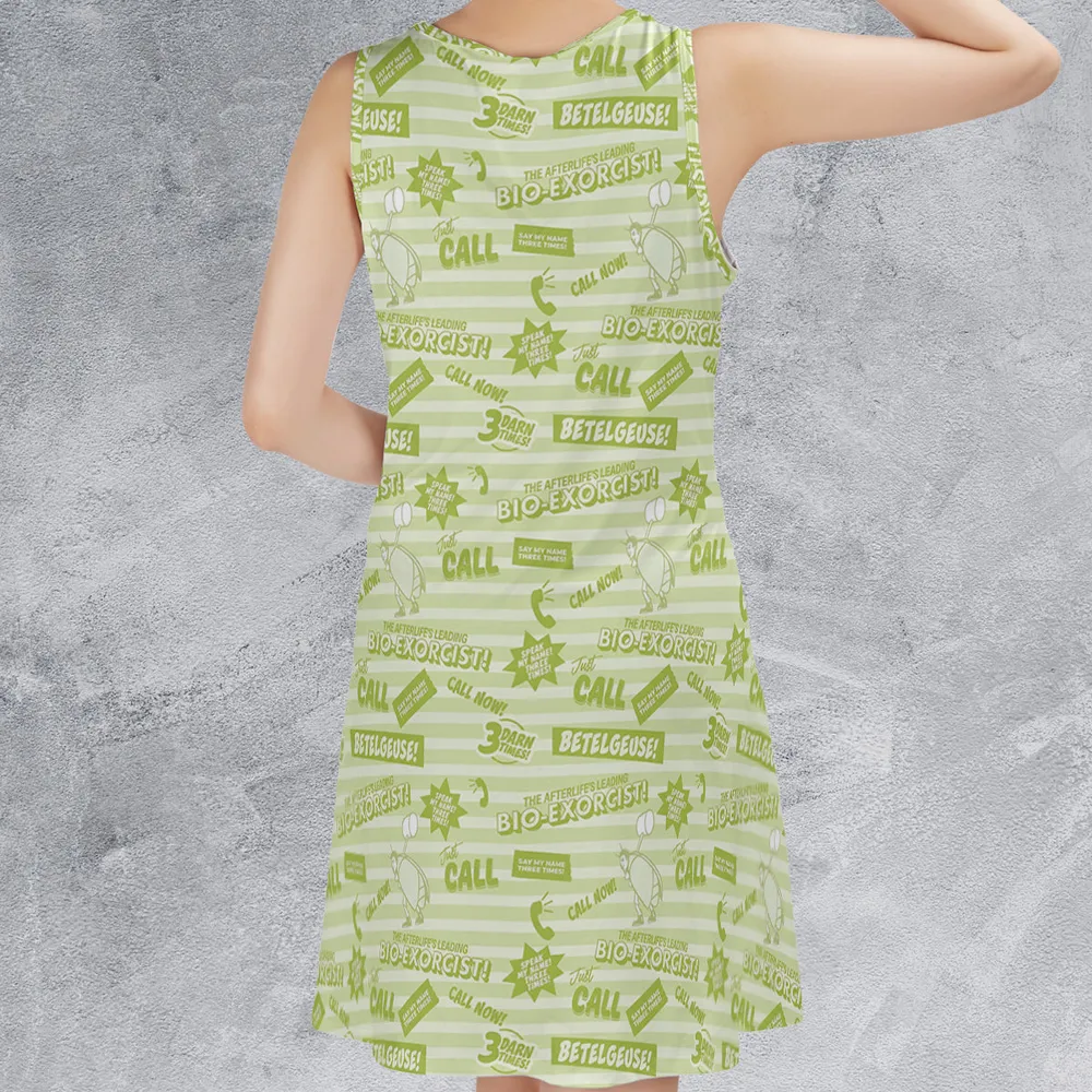 Bio-Exorcist Stripe Sleeveless Dress - 2