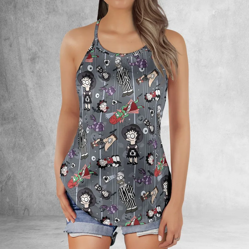 Criss Cross Tank Top - VH2YNM47 -  - 2