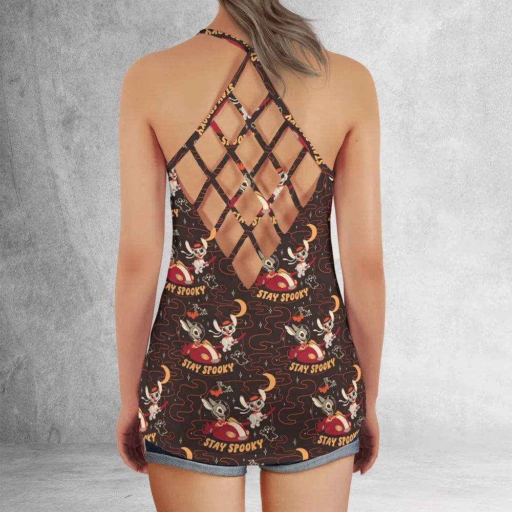 Criss Cross Tank Top - ZSGXYRTM -  - 3
