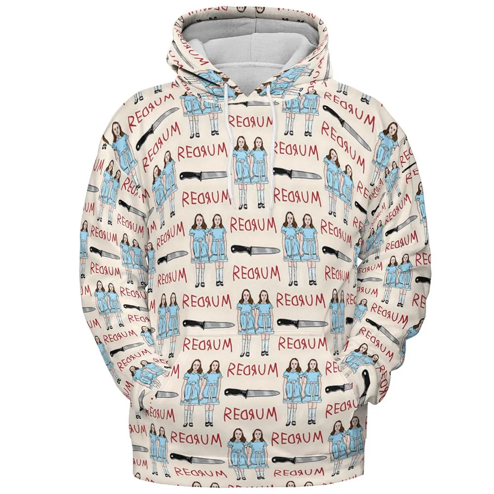 All-over Print Hoodie - F8TAVZEV - Pullover Hoodie - 2