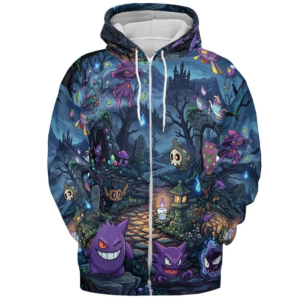 All-over Print Hoodie - 4MXN4SZZ - Zip Hoodie - 3
