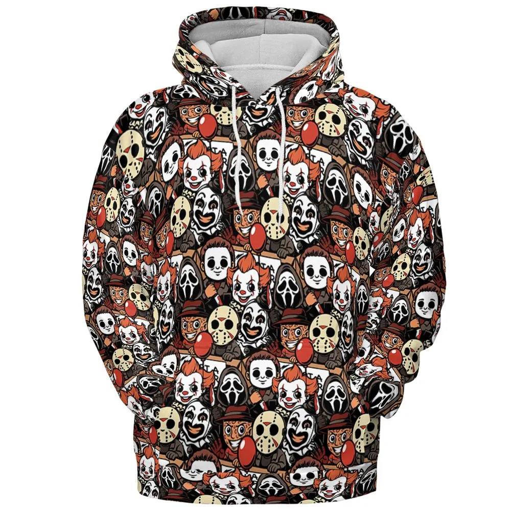 All-over Print Hoodie - FYP8UHLF - Pullover Hoodie - 2