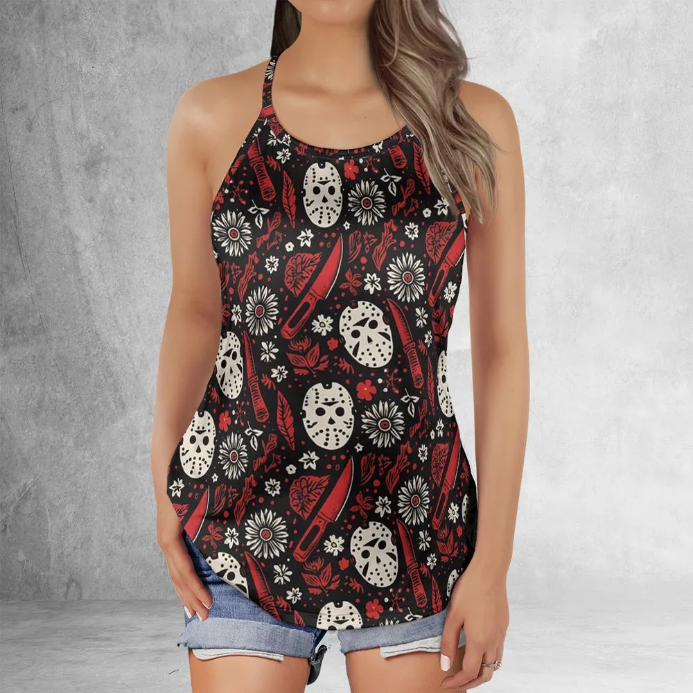 Criss Cross Tank Top - 1L7JXAD5 -  - 2