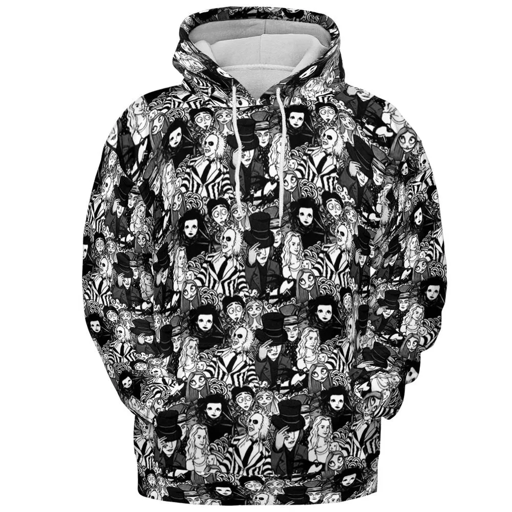 All-over Print Hoodie - 6WJ8JFXE - Pullover Hoodie - 2