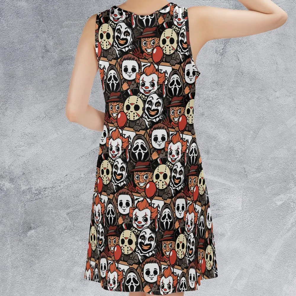 Sleeveless Dress - 33U15HYT -  - 2