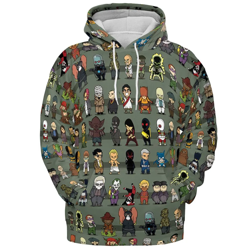 All-over Print Hoodie - 6R6A3HVJ - Pullover Hoodie - 2
