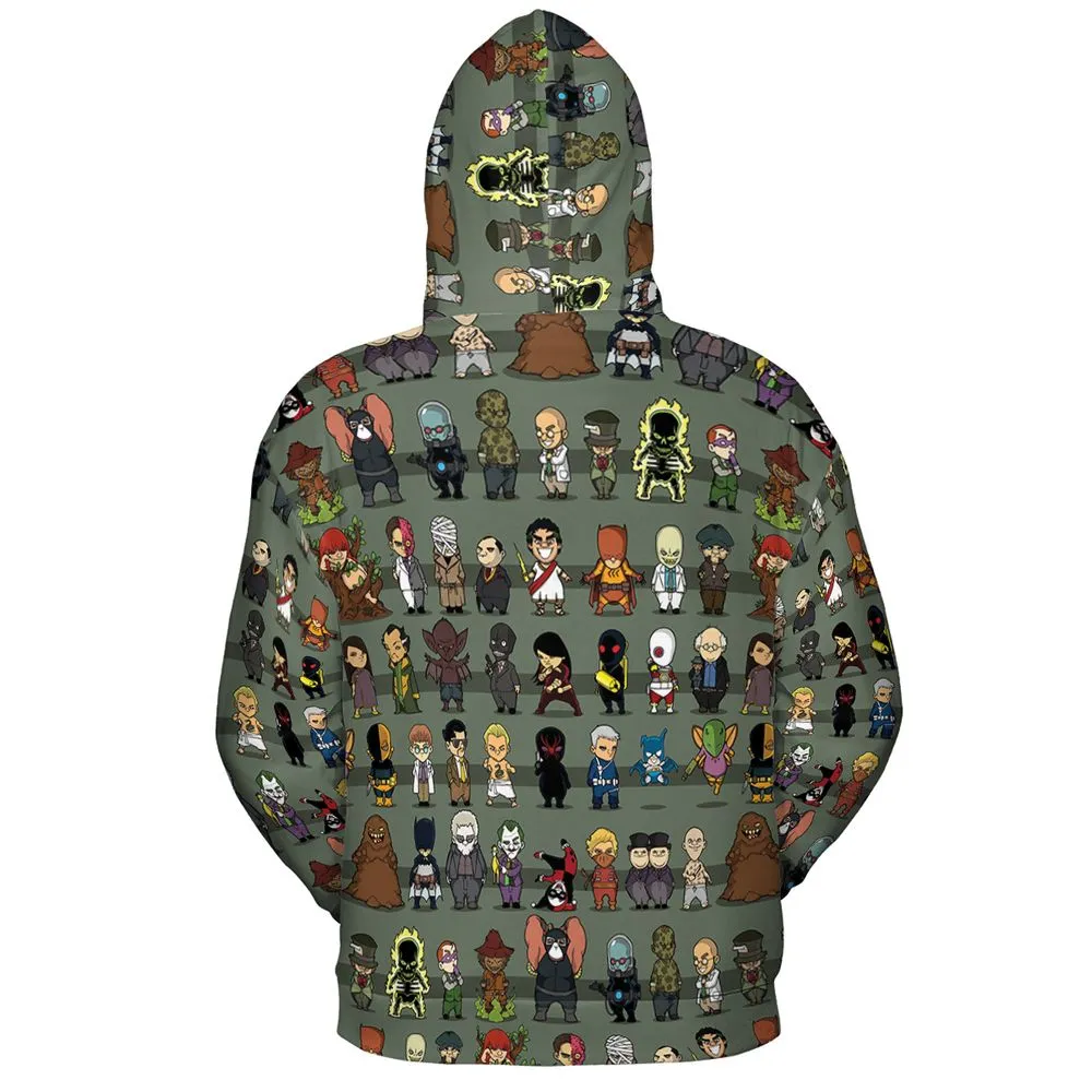 All-over Print Hoodie - 6R6A3HVJ -  - 4