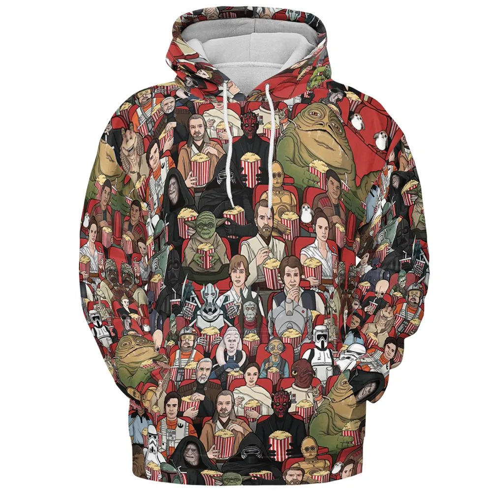 Galactic Movie Night - Pullover Hoodie - 2