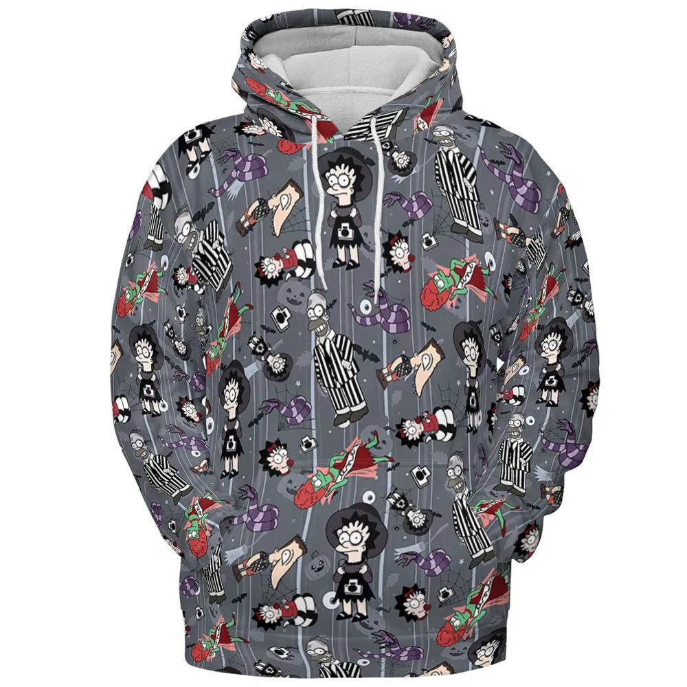 All-over Print Hoodie - T19YKVMA - Pullover Hoodie - 2