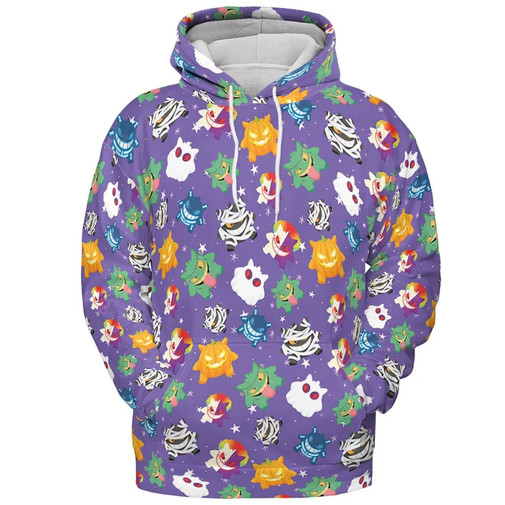 All-over Print Hoodie - FUQUH51L - Pullover Hoodie - 2