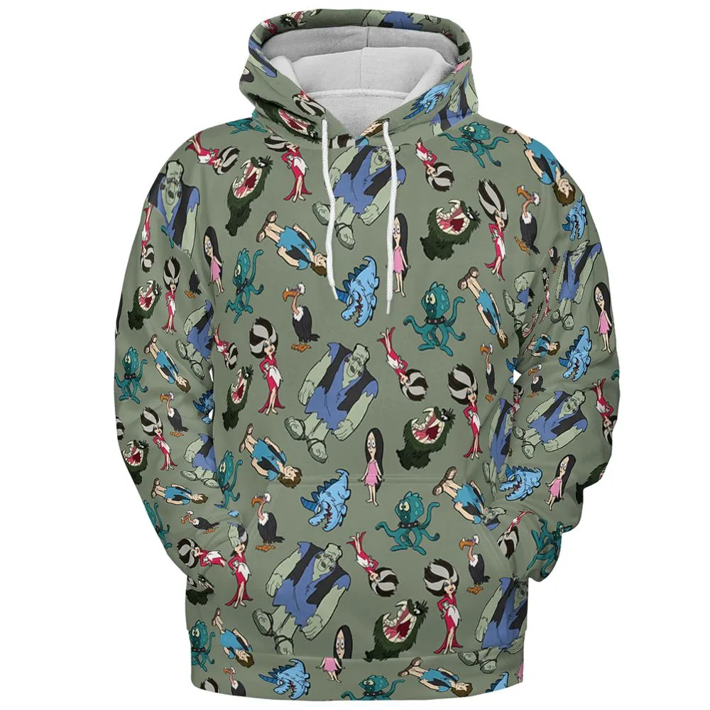 All-over Print Hoodie - S565D2CK - Pullover Hoodie - 2