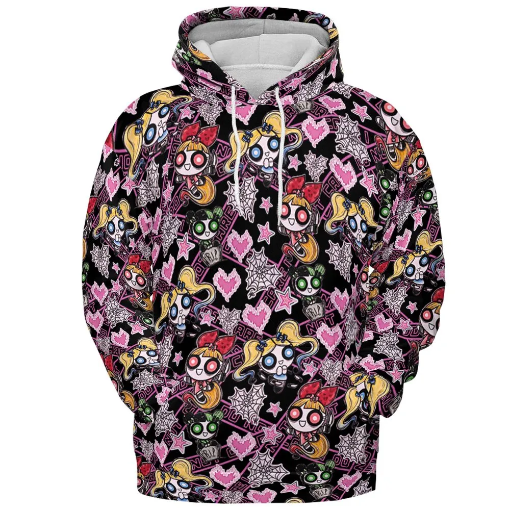All-over Print Hoodie - D14PFCMD - Pullover Hoodie - 2
