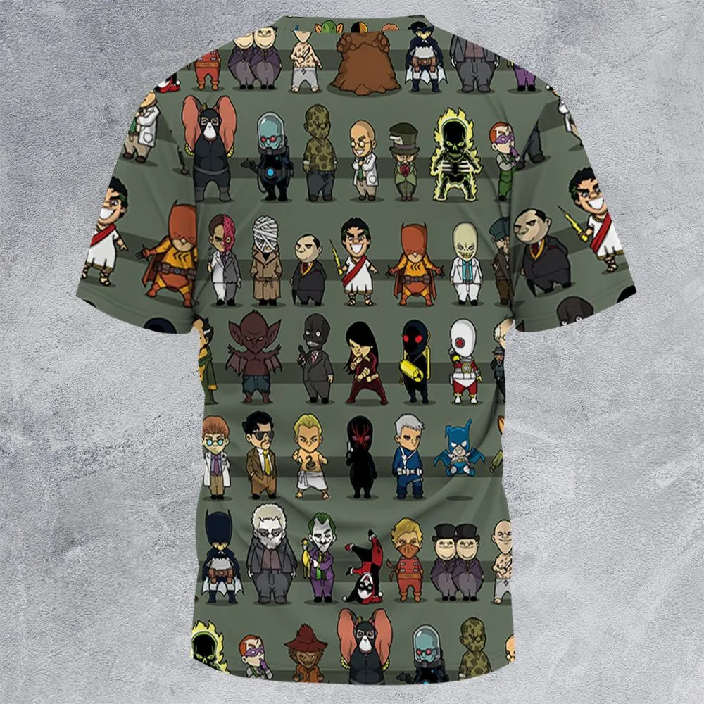 All-Over Print Unisex T-Shirt - 1BWA89LH -  - 4