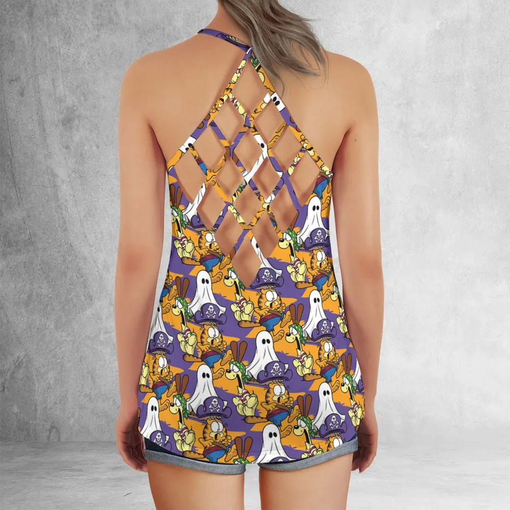 Criss Cross Tank Top - 6GVX1A3Y -  - 3