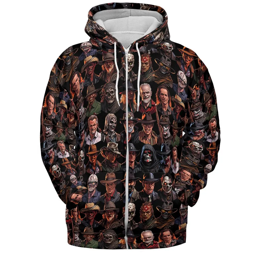 Wild West Outlaws and Sheriffs - Zip Hoodie - 3
