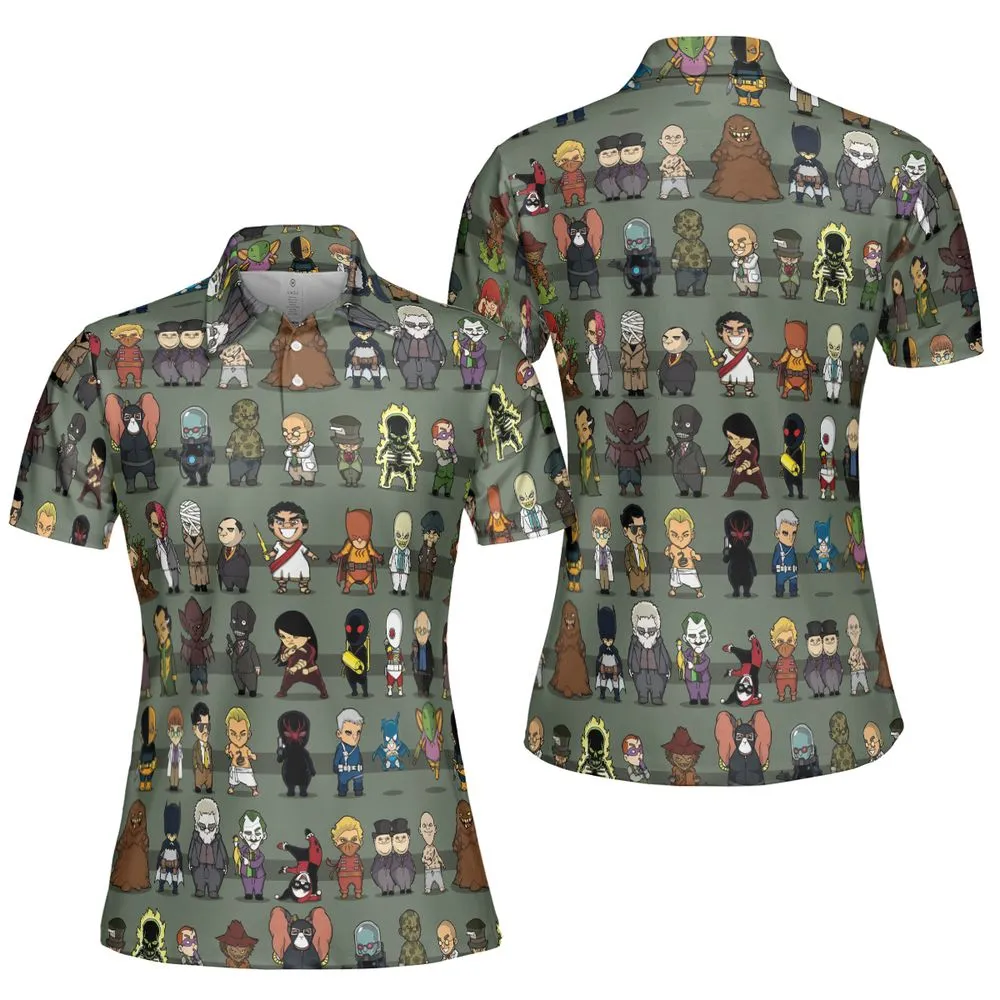 AOP Men/Women Polo Shirt - URNBA1NX -  - 5