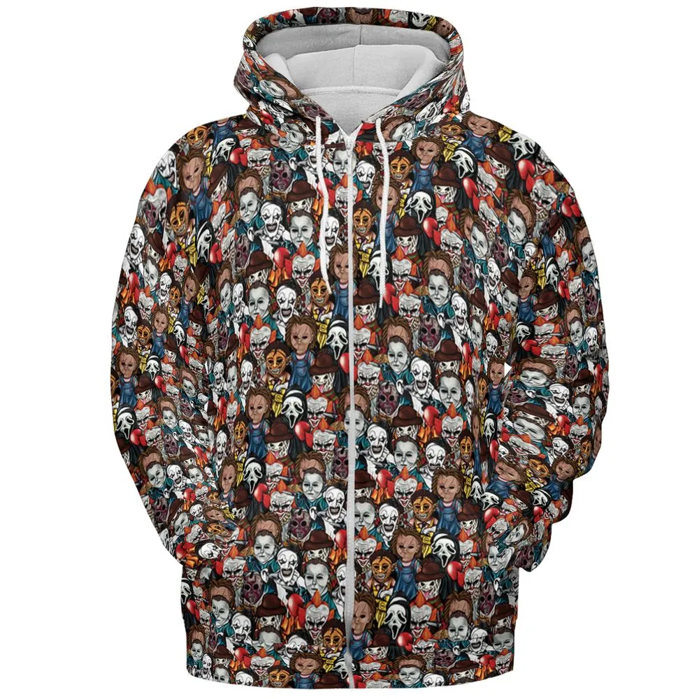 Killer ghost - Zip Hoodie - 3