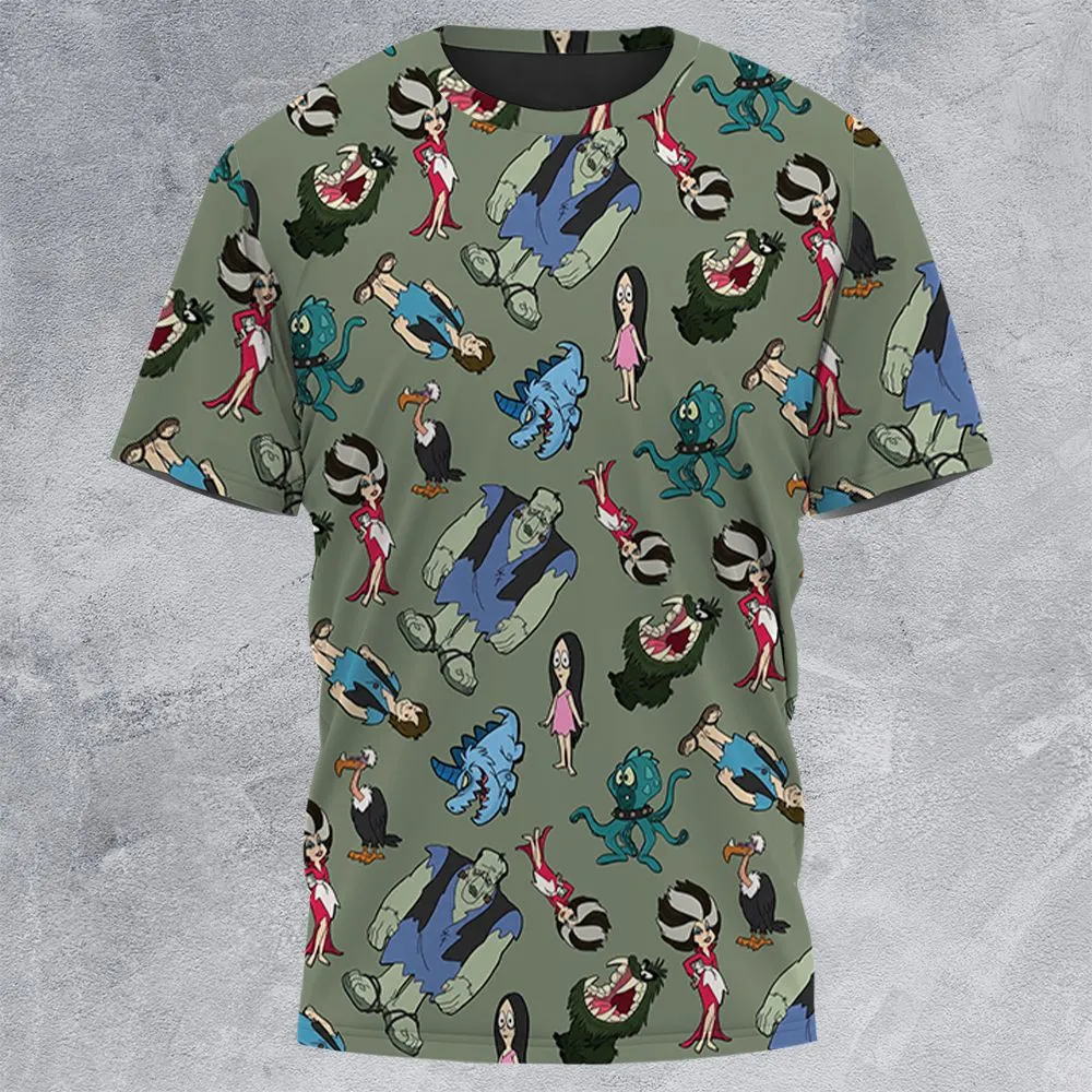 All-Over Print Unisex T-Shirt - S3CHQGAU -  - 3