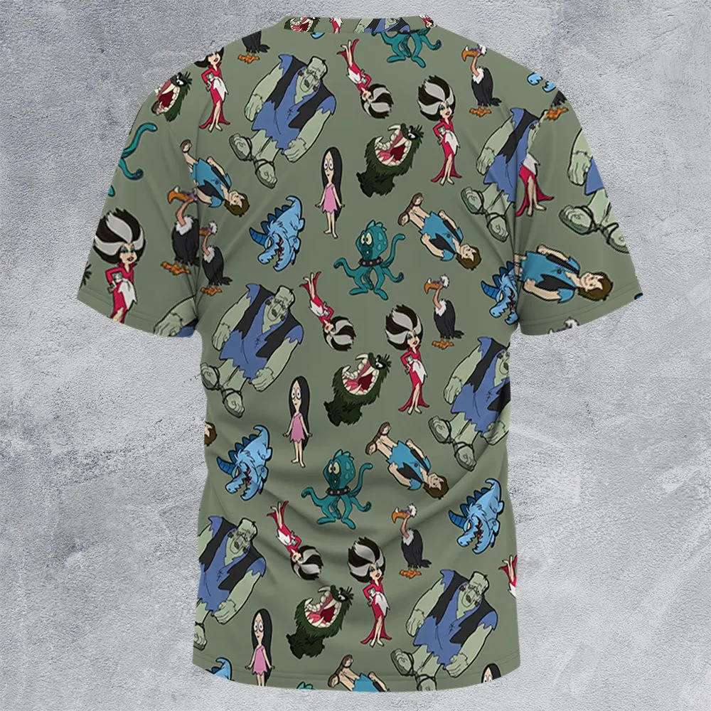 All-Over Print Unisex T-Shirt - S3CHQGAU -  - 4