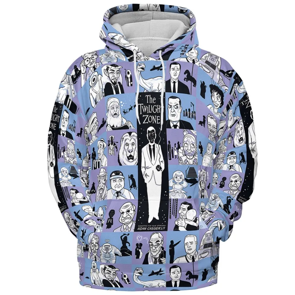 All-over Print Hoodie - 7AK7H5YE - Pullover Hoodie - 2