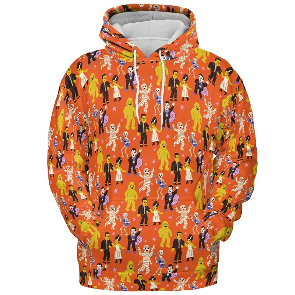 All-over Print Hoodie - WWD8AXM2 - Pullover Hoodie - 2